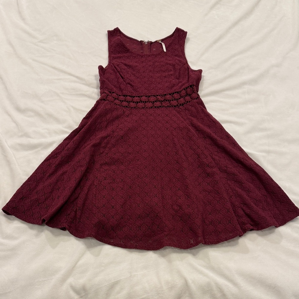 Free People Maroon Dress